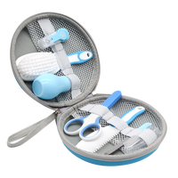 Ensemble de coupe-ongles de luxe pour bébé Kit de soins de santé pour bébé Tondeuses de toilettage pour bébé écologiques et de qualité alimentaire avec logo personnalisable