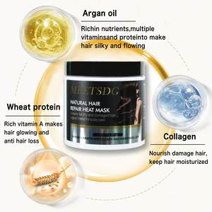 El aceite de argán Natural rico en vitamina a Personalizado de fábrica hace que el cabello brille intensamente y anti pérdida de cabello, reparación de autocalentamiento, máscara para el cabello - Product Image 3