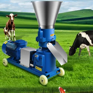 Motor Farming Pelletizer Household Small 220V Fish Chicken Pig Poultry Animal Feed Pellet Processing Machine