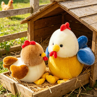 Peluche Gugu Poulet, influenceur Douyin, anti-stress, hauteur 11-30cm, rembourrage polyester et coton PP, unisexe, pour griffes