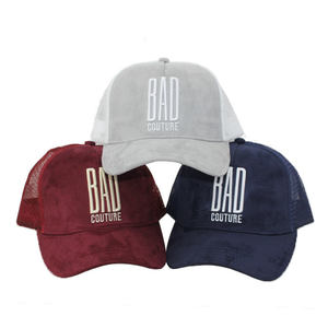 Khuyến mại Trucker Mũ biểu tượng tùy chỉnh phía trước chất liệu da lộn Trucker Hat, trở lại lưới <span class=keywords><strong>Snapback</strong></span> trucker <span class=keywords><strong>cap</strong></span> - Product Image 1