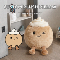 Coussin en peluche personnalisé, faible MOQ 100 pièces, peluches gâteau, peluches mariage, anti-stress, pour la sieste au bureau et la relaxation