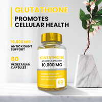 Capsules de glutathion 100 mg avec chardon-Marie pour le soutien hépatique des adultes, la détoxification et le soulagement du stress oxydatif, marque privée