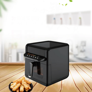 2025 Chất lượng cao 8L Nồi chiên không khí đồng thời làm nóng trên thấp hơn ống điện nhựa RV tính năng mới xem cửa sổ - Product Image 6