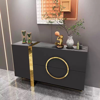Console de salon moderne en bois massif de haute qualité, table de salle à manger, buffet d'entrée d'hôtel, meuble de cuisine à grande capacité, mobilier de maison