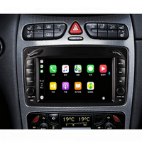 Autoradio Android 7 pouces pour Mercedes-Benz CLK W209, montage sur tableau de bord, lecteur multimédia MP3, 8 Go de mémoire intégrée, WiFi, GPS, USB, sans fil