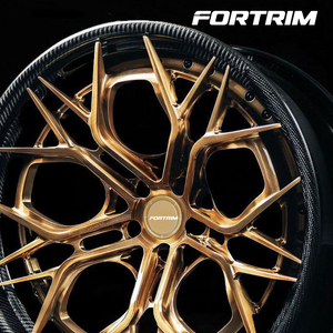 ล้อรถยนต์คาร์บอนไฟเบอร์ FORTRIM ขนาด 5x114.3 5x120 5x130 18 20 22 24 26 นิ้ว สำหรับ X4 A3 A6 Mercedes-Benz - Product Image 2