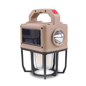<span class=keywords><strong>Solar</strong></span>-Camping-Lanterne weißes warmes gelbes Licht 2400 mAh-Akku Power Bank Sonnenlicht USB-Aufladung weiche Flutlicht Zeltlampe - Product Image 1