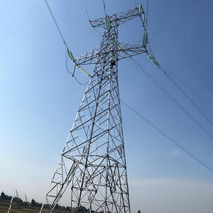 หอส่ง220KV 110KV แรงดันสูงแบบจุ่มร้อน<span class=keywords><strong>โครงสร้าง</strong></span>เหล็ก30เมตร160เมตรสำหรับอุปกรณ์จ่ายพลังงาน - Product Image 2