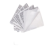 Impression personnalisée d'étiquettes multicouches pour livrets, autocollants adhésifs pliables à double couche, promotionnels à gratter pour supermarchés et épiceries