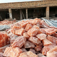 Sel de l'Himalaya Pur Naturel Écologique, Pierre Brute de Forme Irrégulière, pour Artisanat Moderne DIY, Lampe à Sculpturer, Ornement Domestique, Vente en Gros