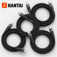 Câble USB de charge rapide 2m pour iPhone et Android avec conducteur en cuivre pur, blindage en nylon tressé et gaine en TPE