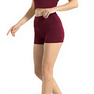 Pantalones Cortos de Yoga para Mujer, Estilo Nuevo, Transpirables, de Secado Rápido, Cintura Elástica, Hechos de Tela Suave de Spandex y Poliéster - Product Image 1