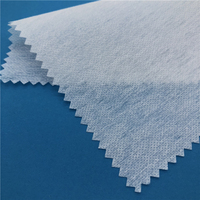 Bonne résistance en esclavage Non tissé Polyester fusible Double point interlignage utilisation pour le vêtement