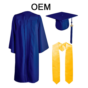 Toga <span class=keywords><strong>de</strong></span> Graduación Azul Real Mate con Borla y Logotipo Personalizado Disponible - Product Image 1