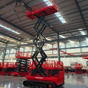 Penjualan terlaris Offroad murah Mobile dilacak elektrik semua medan Self-propeler berpenggerak gunting <span class=keywords><strong>Lift</strong></span> dengan CE - Product Image 4