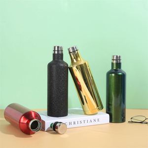 Outdoor 500Ml Insulated Drink Water Bottle <b>Cheap</b> Stainless Steel Custom Cups Red Wine Bottles With Leak Proof Lid - Product Image 4