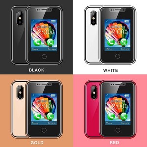 8XR 미니 초소형 휴대폰 1.77인치 터치스크린 2G GSM 듀얼 SIM 카드 MTK6261D 350mAh BT 휴대폰 - Product Image 5