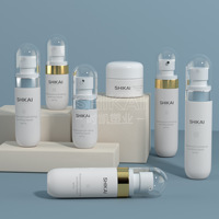 Offre Spéciale nouveau produit capsule en forme de pilule 30 60 80ML bouteille de pulvérisation de brume fine petite bouteille de pompe à bouchon Transparent en plastique
