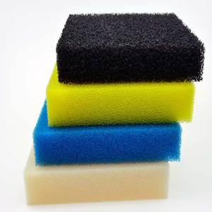 Tùy chỉnh 10-60ppi <span class=keywords><strong>reticulated</strong></span> Polyurethane sinh hóa Aquarium <span class=keywords><strong>Sponge</strong></span> tấm xốp lọc/miếng bọt biển cắt chế biến - Product Image 6