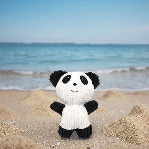 Üretici en popüler peluş dolması hayvan Panda ve silah ve bacaklar ile ayı oyuncaklar gıcırtılı dayanıklı çiğnemek bulmaca köpek oyuncaklar - Product Image 1