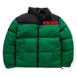 Tùy Chỉnh Người Đàn Ông Sang Trọng Của Parka Xuống Áo Khoác Mùa Đông Độn Ngỗng Lông Ấm Cộng Với Kích Thước Dây Kéo Đóng Cửa Vải Vải Biểu Tượng Tùy Chỉnh In - Product Image 3