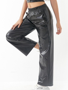 Re Mcgreen Star di vendita calda da <span class=keywords><strong>donna</strong></span> <span class=keywords><strong>pantaloni</strong></span> larghi <span class=keywords><strong>lucidi</strong></span> e metallizzati Casual Hip Hop <span class=keywords><strong>pantaloni</strong></span> sportivi da jogging <span class=keywords><strong>pantaloni</strong></span> da ballo Streetwear - Product Image 2