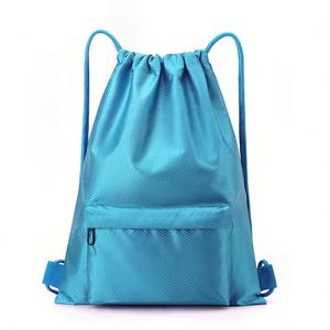 Bolsa con Cordón de Poliéster Multifuncional Colorida con Logotipo Personalizado, Bolsa con Cordón y Cremallera para Gimnasio, Regalo Promocional para Aficionados al Fútbol - Product Image 6