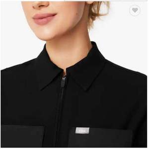 Conjunto de Uniforme Médico para <span class=keywords><strong>Mujer</strong></span>, Estilo Moderno, para Doctoras y Enfermeras, Pantalones de Trabajo Tejidos, Manga Larga, Chaqueta <span class=keywords><strong>C</strong></span>ómoda, Uniforme de Hospital - Product Image 5