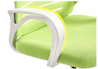 Chaise de bureau ergonomique en maille, style nordique moderne, prix abordable, pour salle de réunion, chaise de conférence verte