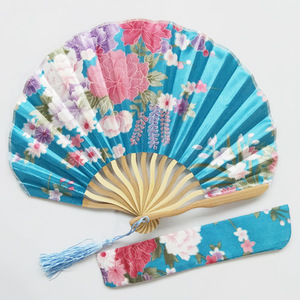 Custom Handmade Bamboo Folding Fan Folk Art Traditional Dance Gift Painted Decorative Design Chinese Japanese Handheld Portable