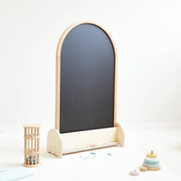 Tableau d'activités Montessori en bois pour enfants, tableau magnétique double face pour dessin et peinture pour tout-petits