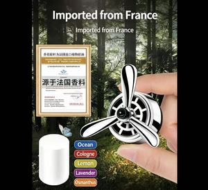 Diffuseur d'aromathérapie et désodorisant de voiture avec petit ventilateur pour grille d'aération - Élimine la fumée de cigarette 1 Thème - Product Image 5
