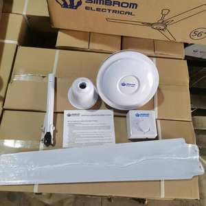 Ventilador de techo LU con luz Ventilador de techo indio Candelabro Combo Iluminación Ventilador de techo - Product Image 1