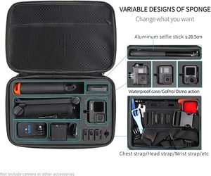 Étui rigide portable personnalisé en EVA pour <span class=keywords><strong>Go</strong></span> <span class=keywords><strong>Pro</strong></span> <span class=keywords><strong>Hero</strong></span> 11/10/9/8/7/6/5/4/3 Sac de rangement de voyage pour accessoires de caméra d'action - Product Image 6