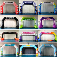 Arco Inflable Personalizado de 6m 8m para Meta y Salida, Tela Oxford Impermeable y Resistente, Directo de Fábrica, para Maratones, Carreras, Eventos Deportivos y Actividades al Aire Libre