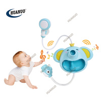 Pommeau de douche de bain pour bébé jouet pour tout-petits machine à bulles jouet de bain avec musique et lumière baignoire arroseur d'eau jouets de bain
