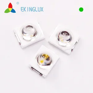 Ekinglx LED Ống Kính 2835 mái vòm ống kính màu xanh lá cây LED 2835 SMD LED 0.2W 60mA 10000mcd