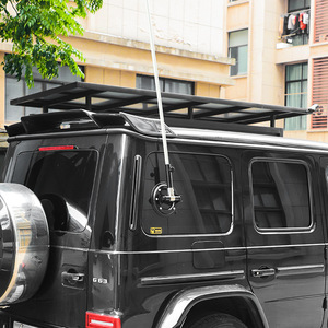 Mât de drapeau monté sur véhicule, ventouse en acier inoxydable, universel, pour utilisation hors route dans le désert - Product Image 1