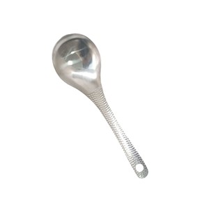 Cuchara de Servir Moderna de Acero Inoxidable Martillado |   Cucharón Grande para Sopa y Arroz, para Cocina Doméstica y Restaurantes - Product Image 5