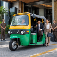 Tricycle électrique 72V avec moteur AC 4000W, frein à tambour avant 180 et arrière 220, pour les concessionnaires et les acheteurs en Asie du Sud-Est