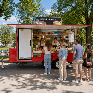 High-End Fully Equipped Custom Food Trailer Built to Different Country Standards Mobile Commercial Kitchen - Product Image 1