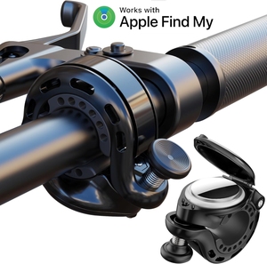 Sonnette de vélo certifiée MFI avec traqueur GPS, sirène antivol et contrôle par application 4G pour AirTag et Find My Device (iOS) - Product Image 6