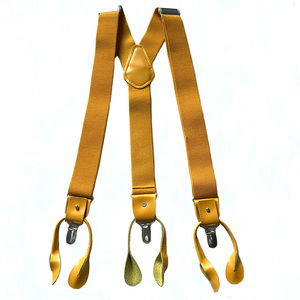 <span class=keywords><strong>Precio</strong></span> de fábrica Estilo casual Trabajo de alta calidad Soporte de cuero estilo Y y <span class=keywords><strong>Tirantes</strong></span> de soporte de metal para hombres - Product Image 1