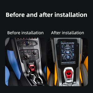 Lecteur DVD de voiture 8.4 pouces 8 cœurs Système de positionnement global multimédia Navigation pour <span class=keywords><strong>Lamborghini</strong></span> Huracan 2014-2018 - Product Image 3