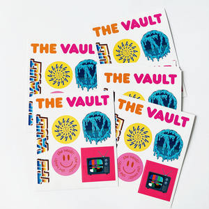 Autocollants étanches en vinyle coupe, 50 pièces, individuels - Product Image 1