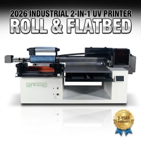Impresora UV Plana de Alta Velocidad 60x90cm con Dos Cabezales I3200, Máquina de Impresión Digital Industrial de Inyección de Tinta para Producción en Masa de Metal y Madera