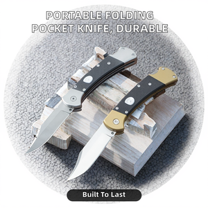 Coltello Tascabile Pieghevole <span class=keywords><strong>BUCK</strong></span> D2, Leggero e Resistente, Strumento EDC per Collezionisti di <span class=keywords><strong>Coltelli</strong></span>, Personalizzabile OEM per Uso in Campeggio - Product Image 2