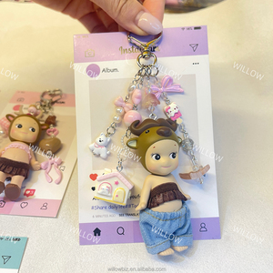 Porte-clés Sonny Angel, version animale, série 4, breloques pour téléphone, boîte mystère, vêtements Sonny Angel, accessoires en gros, vêtements pour poupées - Product Image 4