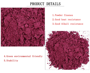 Polvere Lucidante al Titanio Rosso a Basso Punto di Fusione per Pigmenti Ceramici PAMPAS T8720 - Product Image 2
